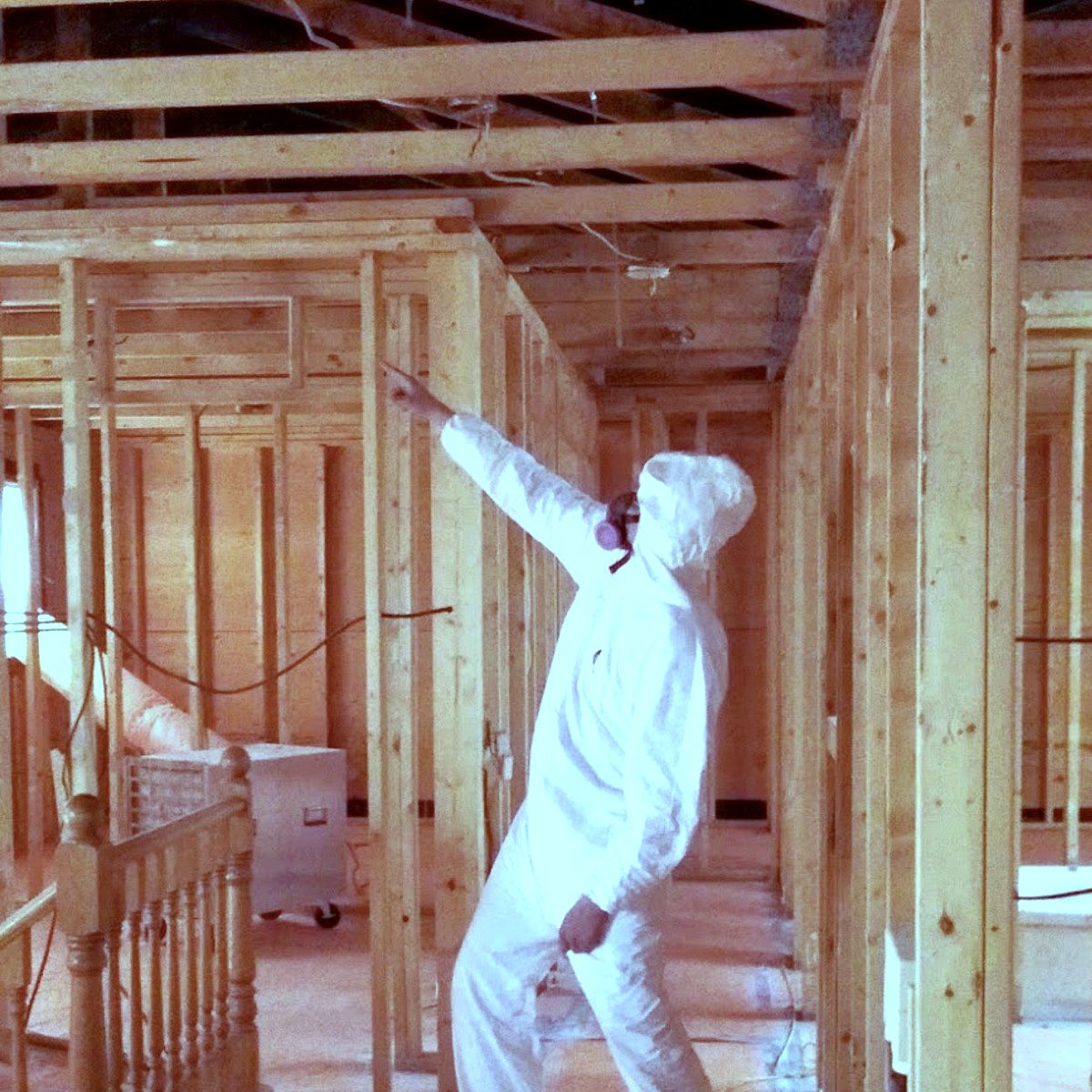 Full PPE and negative air